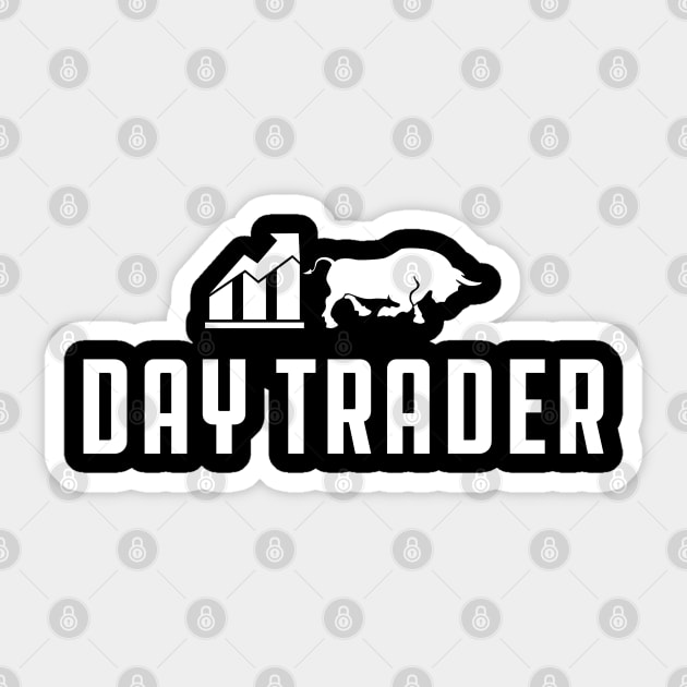 Day Trader Sticker by KC Happy Shop